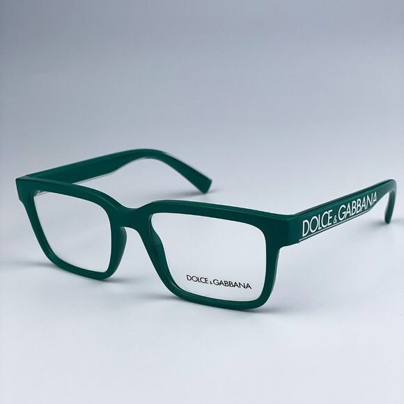 NEW D&G DG5102 3311 Crystal Green Rectangle Unisex Eyeglasses - Picture 5 of 13